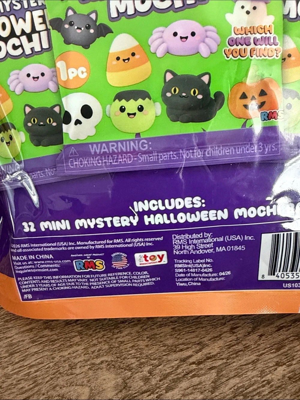 RMS Crazy Fun Mini Mystery Halloween Mochi Squishy Squeezy Set of 32 Five Below